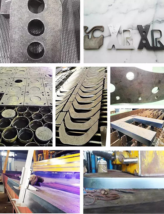 尊凯实业数控细腻等离子切割装备切割效果图